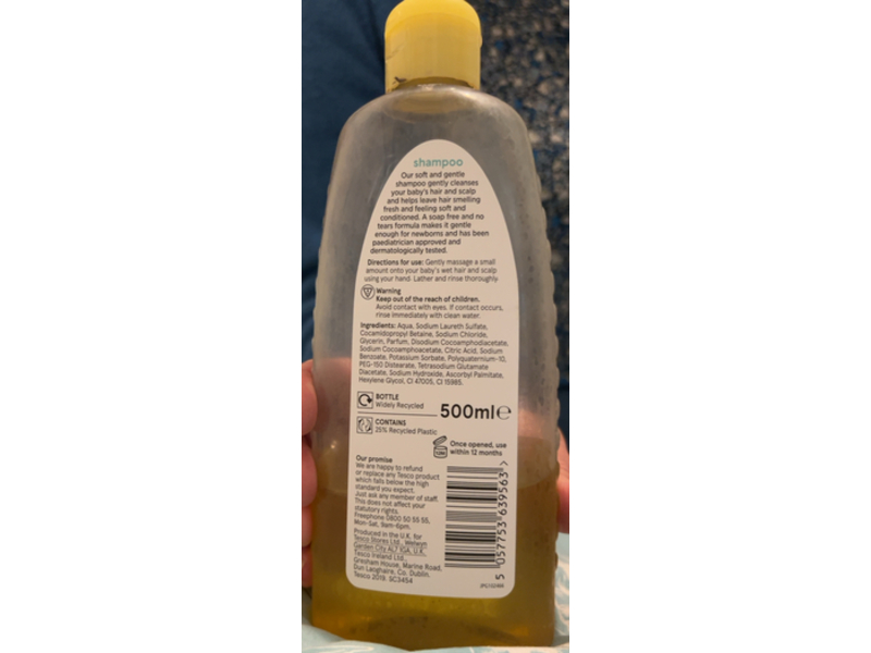 Tesco Fred & Flo Soft & Gentle Shampoo, 16.9 fl oz/500 mL