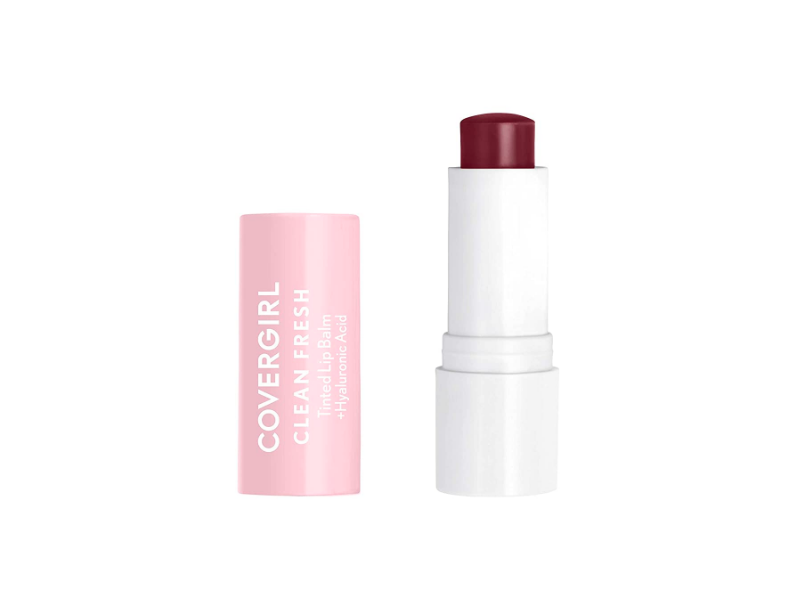 CoverGirl Clean Fresh Tinted Lip Balm, 600 Bliss You Berry, 0.14 oz/4.1 g