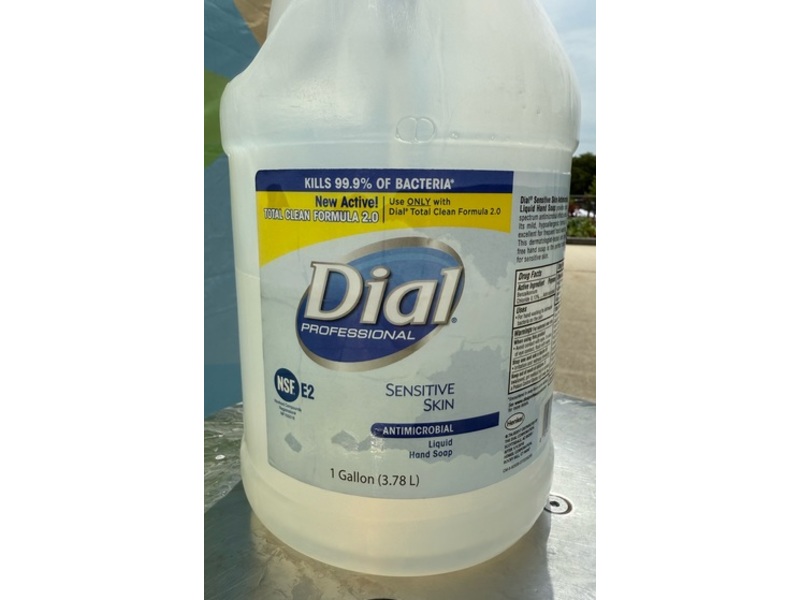 Dial Professional Antimicrobial Liquid Hand Soap, 3.78 L