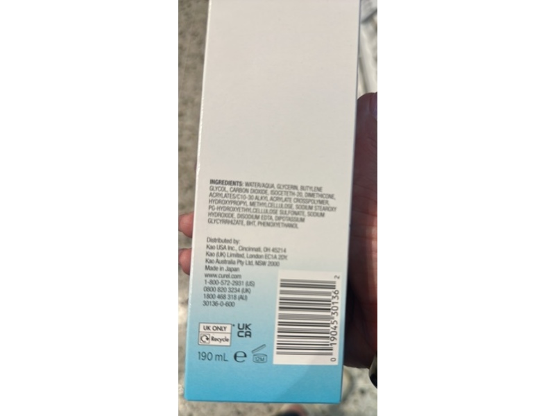 Curel Intensive Moisture Care Resurfacing Micro Mousse Cleanser, 7 oz/200 g