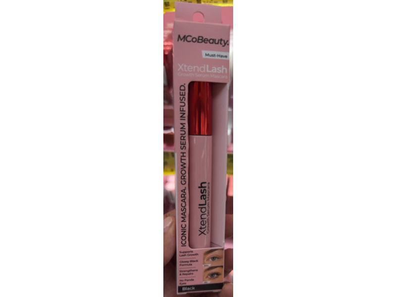 MCoBeauty XtendLash Growth Serum Mascara, Black, 0.24 oz/7 mL