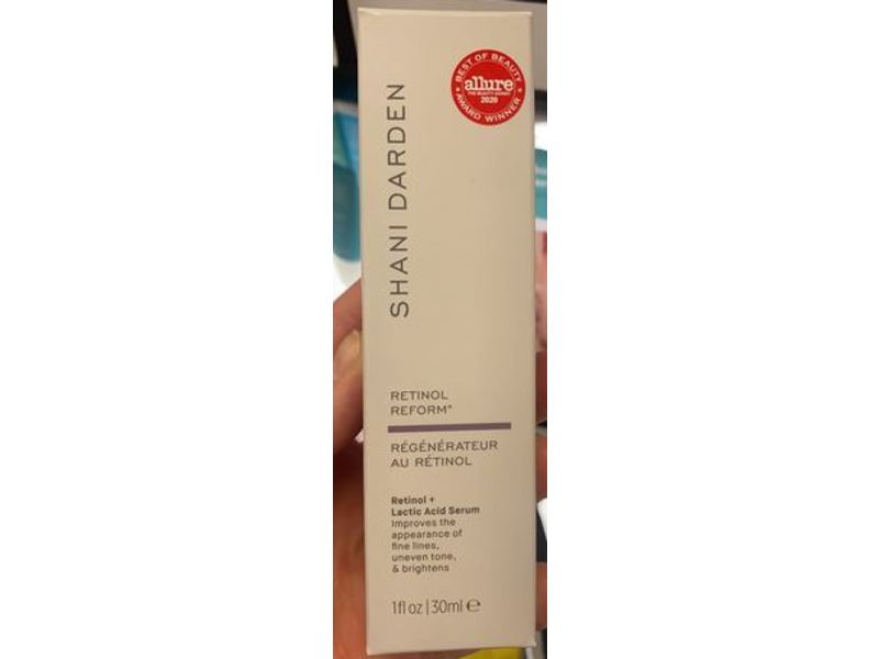Shani Darden Retinol Reform Serum, Retinol + Lactin Acid, 1 fl oz/30 mL