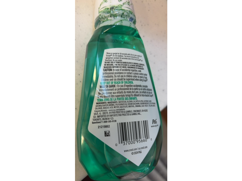 Crest Scope Mouthwash, Classic, 8.4 fl oz/250 mL