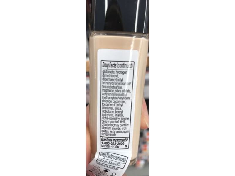 L'Oréal Paris Infallible Fresh Wear Foundation, 400 Pearl, SPF 25, 1 fl oz/30 mL