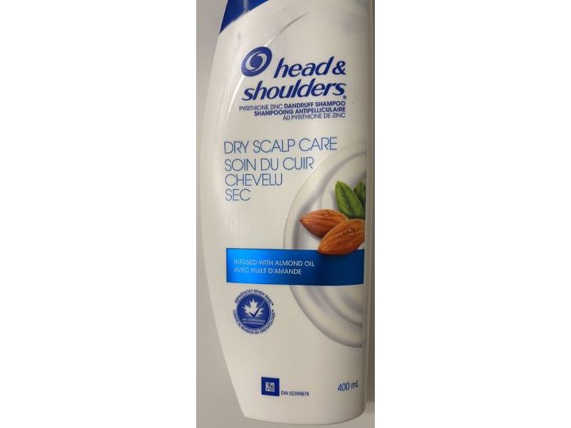 Head & Shoulders Dry Scalp Care Dandruff Shampoo, Almond Oil, 13.5 fl oz/400 mL
