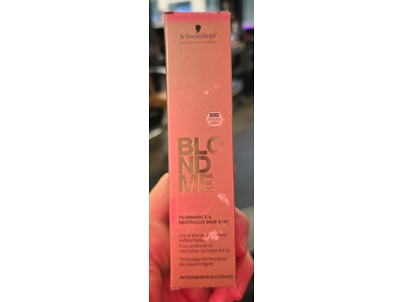 Schwarzkopf Professional Blonde Neutralize Lightening Base 8-10, Ice, 2 fl oz/60 mL