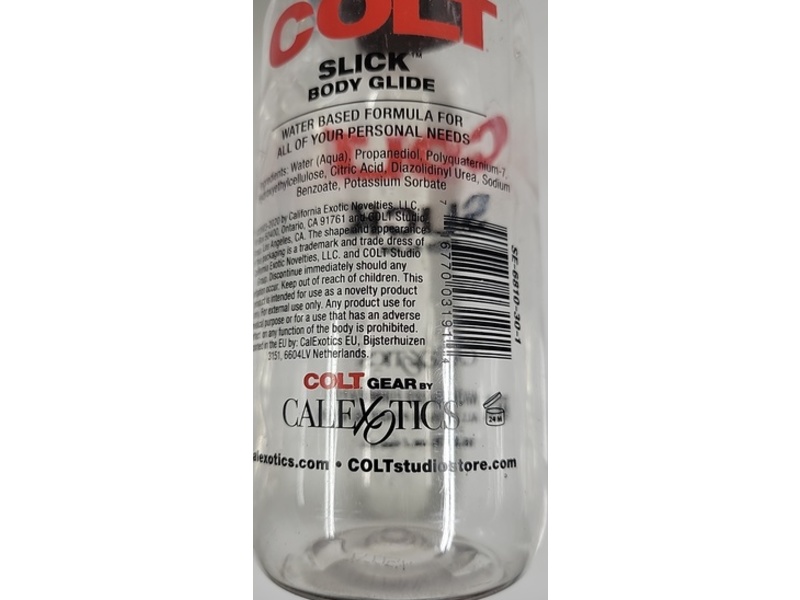 Calexotics Colt Body Glide Personal Lubricant, 16.57 oz/490 mL, Pack Of 2