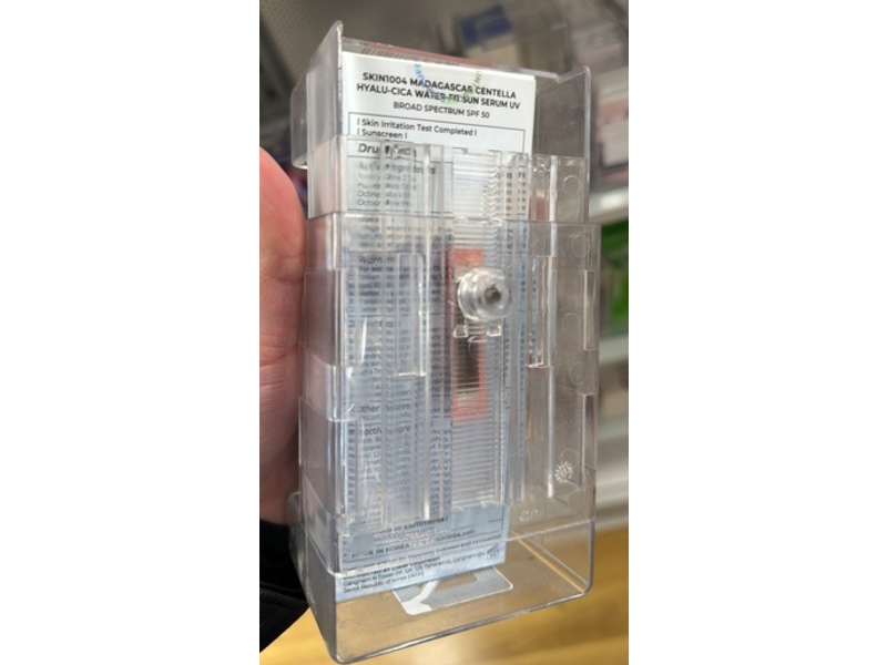 Skin1004 Madagascar Centella Hyalu-Cica Water-Fit Sun Serum, SPF 50, 1.69 fl oz/50 mL