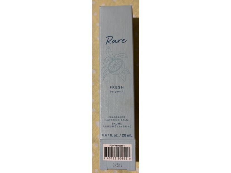 Rare Beauty Fragrance Layering Balm, Fresh Bergamot, 0.67 fl oz/20 mL