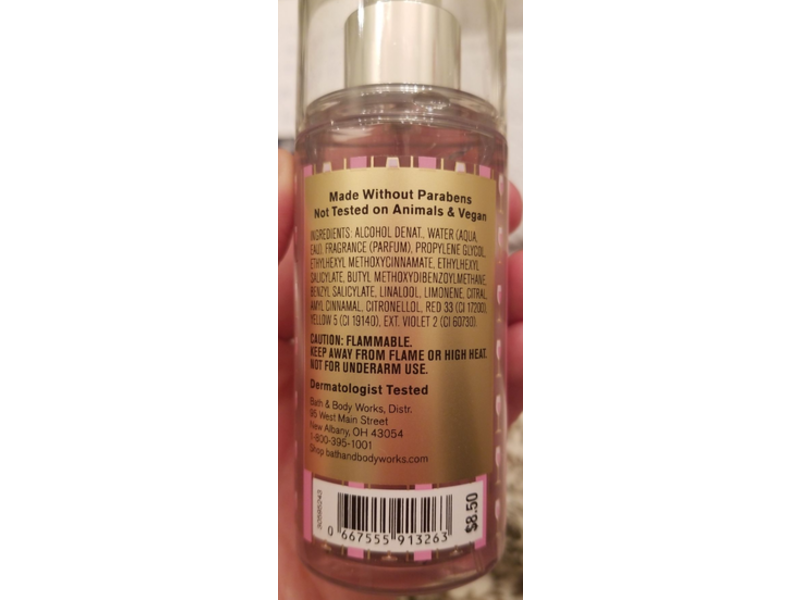 Bath & Body Works Fine Fragrance Mist, Bubbly Rose, 2.5 fl oz/75 mL