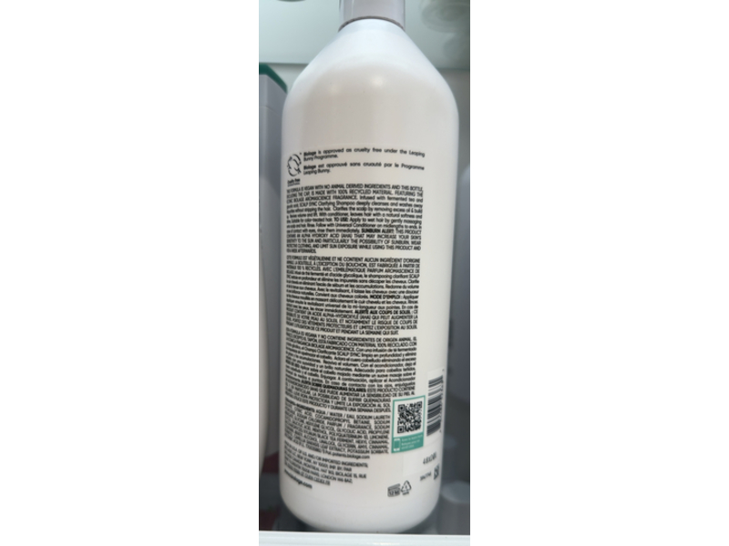 Biolage Scalp Sync Clarifying Shampoo, Fermented Tea & Glycolic Acid, 33.8 fl oz/1 L