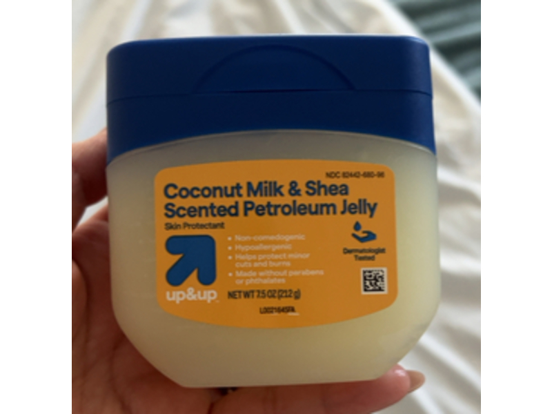 Up & Up Petroleum Jelly, Coconut Milk & Shea, 7.5 oz/212 g