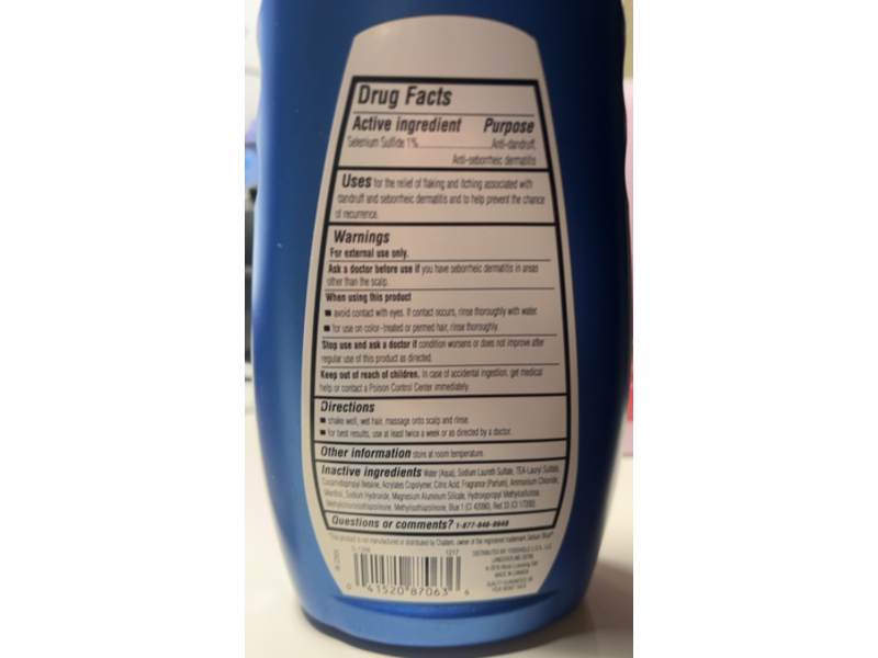 Careone Medicated Dandruff Shampoo, Menthol, 11 fl oz/325 mL