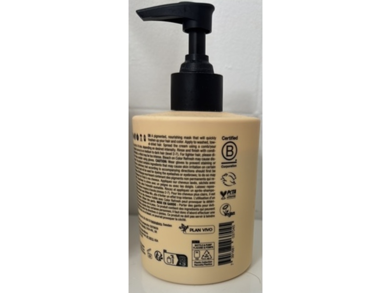 Maria Nila Color Refresh Non-Permanent Hair Mask, 7.40 Bright Copper, 10.1 fl oz/300 mL