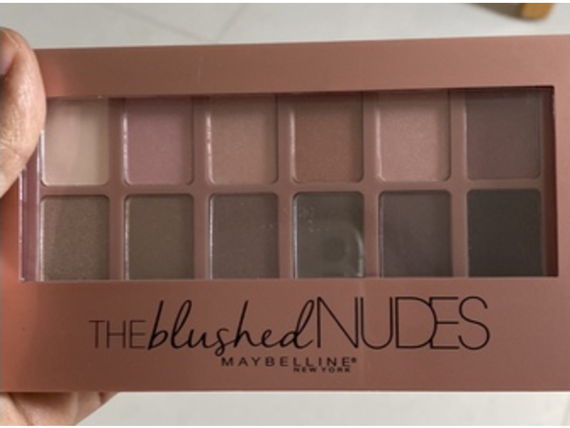 Maybelline New York Eye Shadow Palette, The Blushed Nudes , 9g