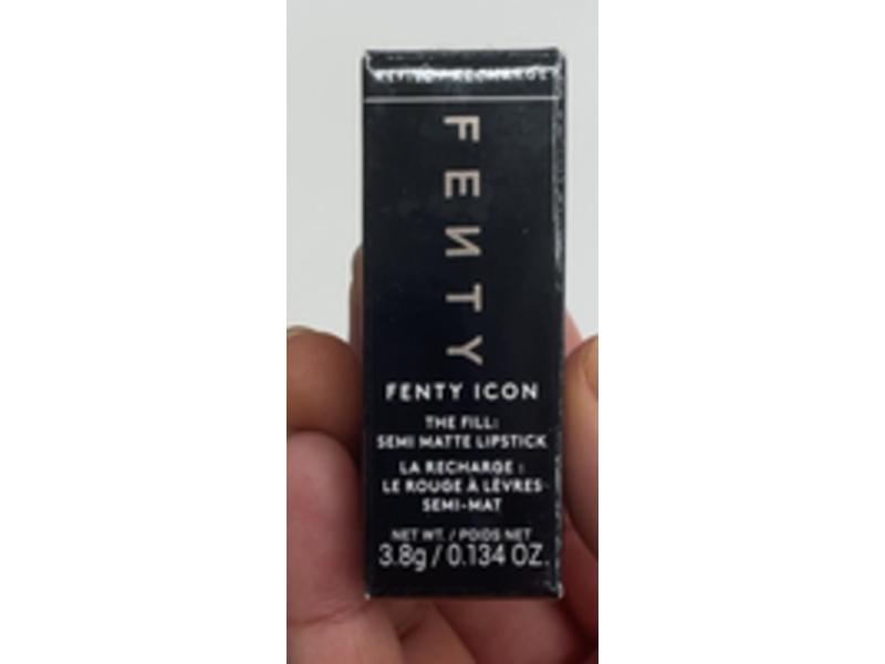 Fenty Beauty Icon Refillable Semi-Matte Lipstick, 11 Loud Speaker, 0.134 oz/3.8 g