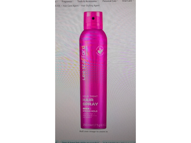 Lee Stafford London Hold Tight Hairspray, Strong Hold, 6.1 oz/250 mL