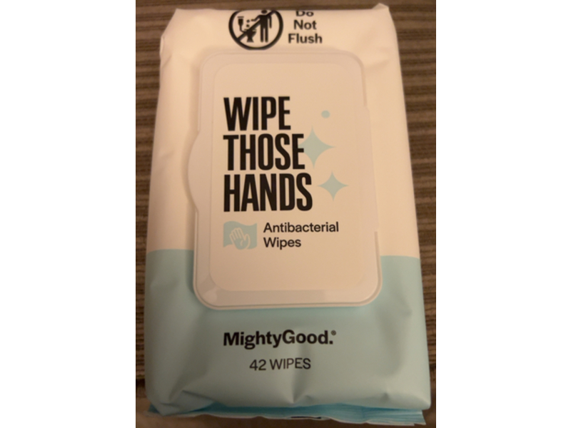 Mighty Good Wipe Those Hands Wipes, 42 Count, Pack Of 4