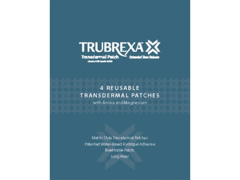Trubrexa Transdermal Patch, Lidocaine 4.75%, Capsaicin 0.025%, 32 Count, Strand Health Group (Rx)