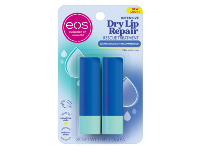 Evolution Of Smooth Intensive Dry Lip Repair Rescue Treatment Stick, Strawberry, 0.14 oz/4 g, Pack Of 2