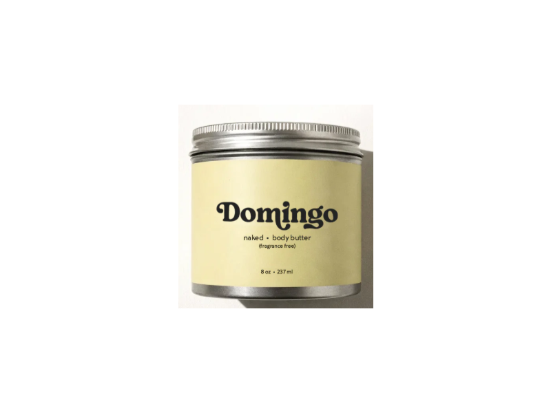 Domingo Naked Body Butter, Fragrance Free, 8 oz/237 mL