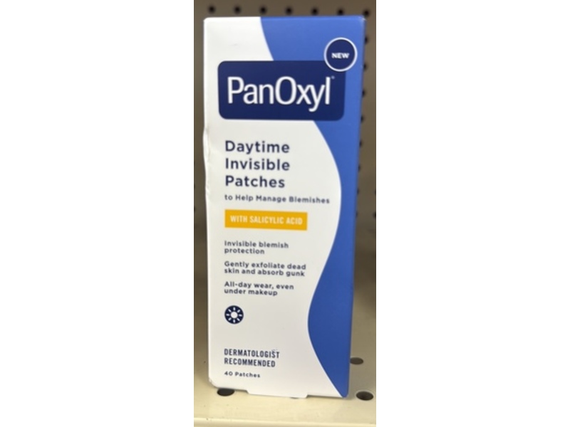 Panoxyl Daytime Invisible Patches, Salicylic Acid, 40 Count
