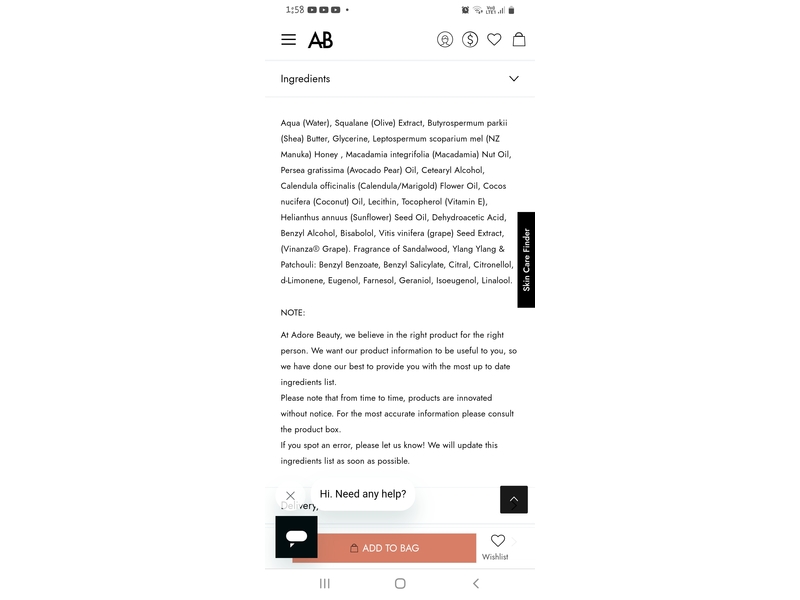 Antipodes Avocado Pear Collagen-Boosting Night Cream, Manuka Honey & Vinanza Grape, 2.0 fl oz/60 mL