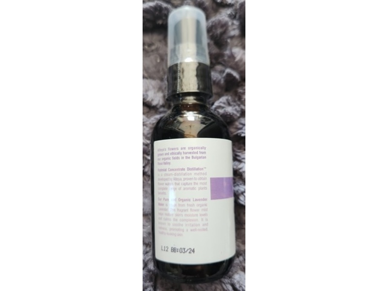 Alteya Organics Organic Bulgarian Lavender Water, 2 fl oz/60 mL