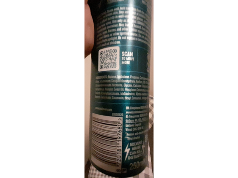 Sure Men Invisible Antiperspirant, Ice Fresh, 250 mL