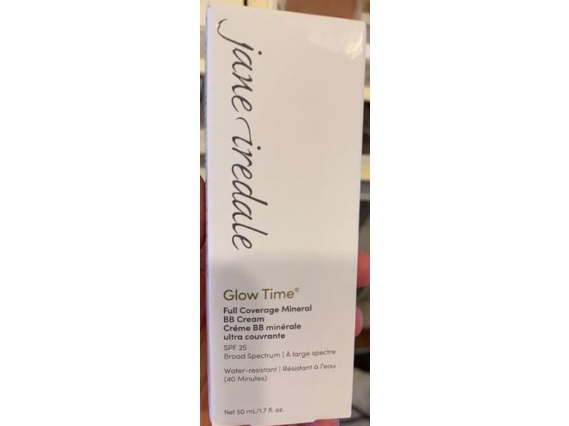 Jane Iredale Glow Time Full Coverage Mineral BB Cream, SPF 25, BB 12, 1.7 fl oz/50 mL