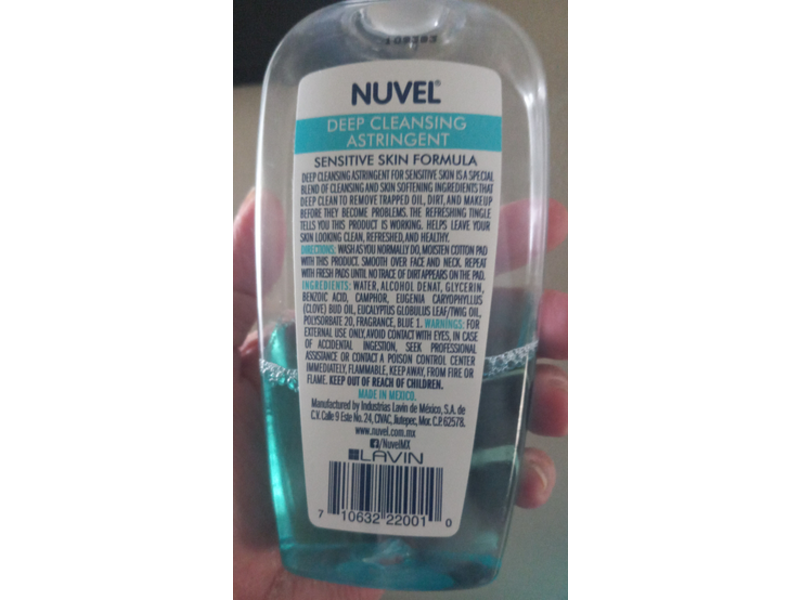 Nuvel Deep Cleansing Astringent,10 fl oz/296 mL