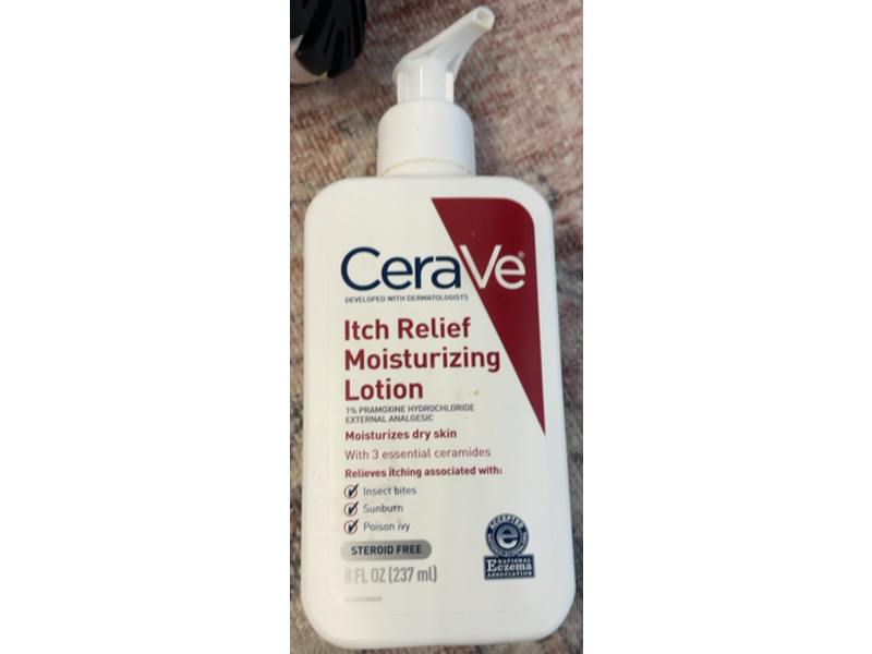Cerave Itch Relief Moisturizing Lotion, 8 fl oz/237 mL
