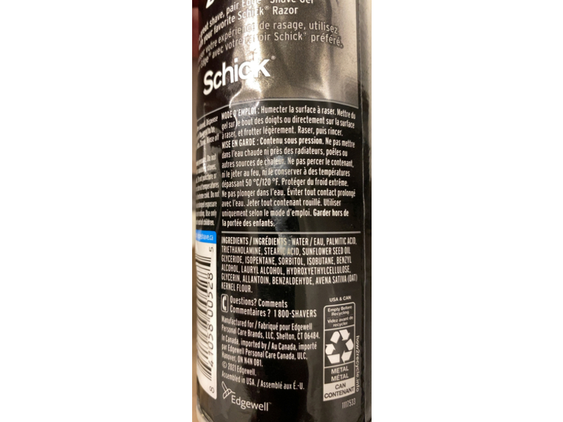 Edge Shave Gel Ultra Sensitive, Fragrance Free, 7 oz