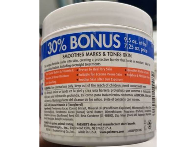 Palmer's Cocoa Butter Formula Daily Skin Therapy, Vitamin E, 9.5 oz/270 g