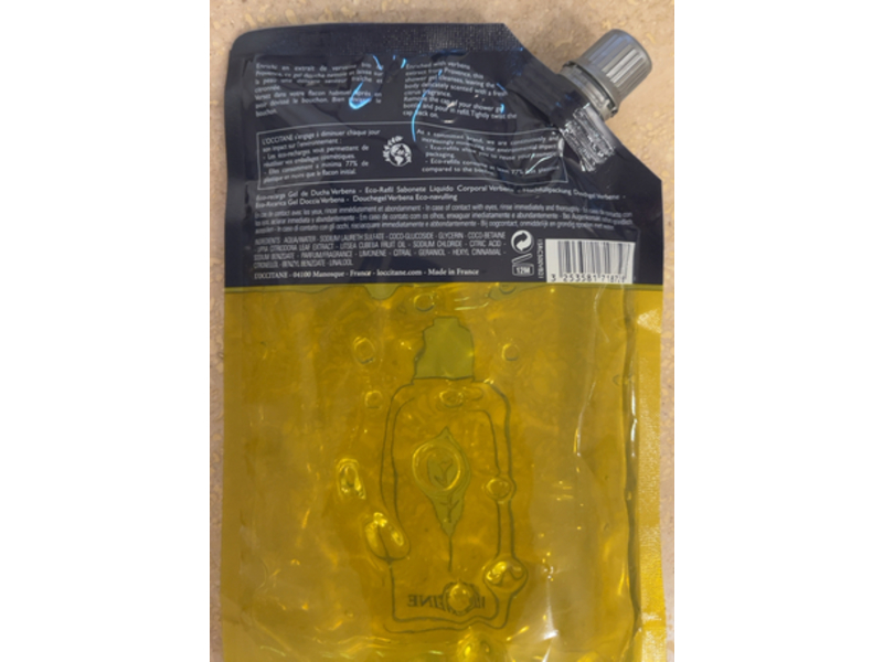 L’Occitane En Provence Shower Gel, Verveine, 16.9 fl oz/500 mL