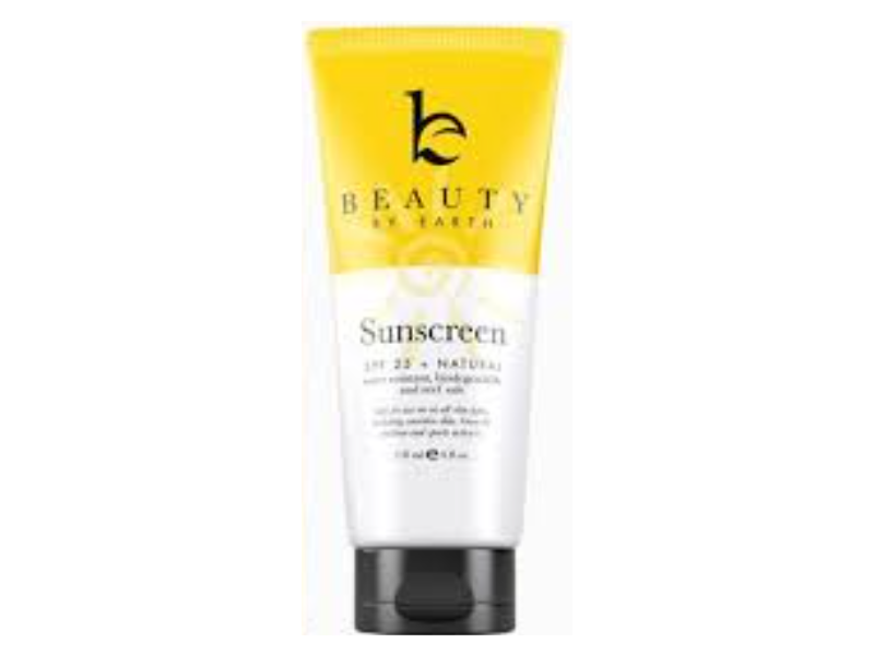 Beauty By Earth Sunscreen, SPF 25, 4 fl oz/118 mL