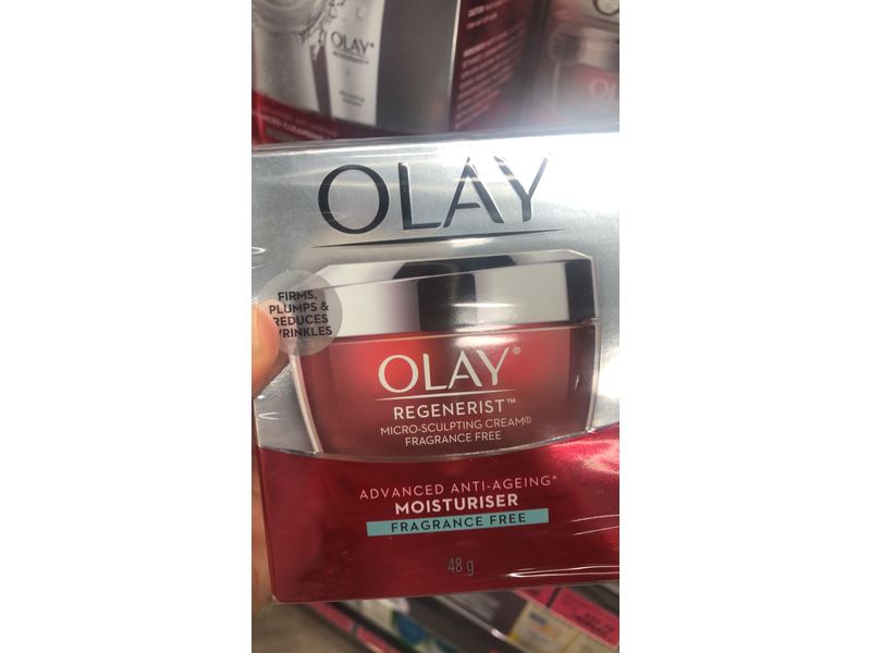 Olay Regenerist Micro-Sculpting Cream, Fragrance Free, 1.7 oz (48 g)
