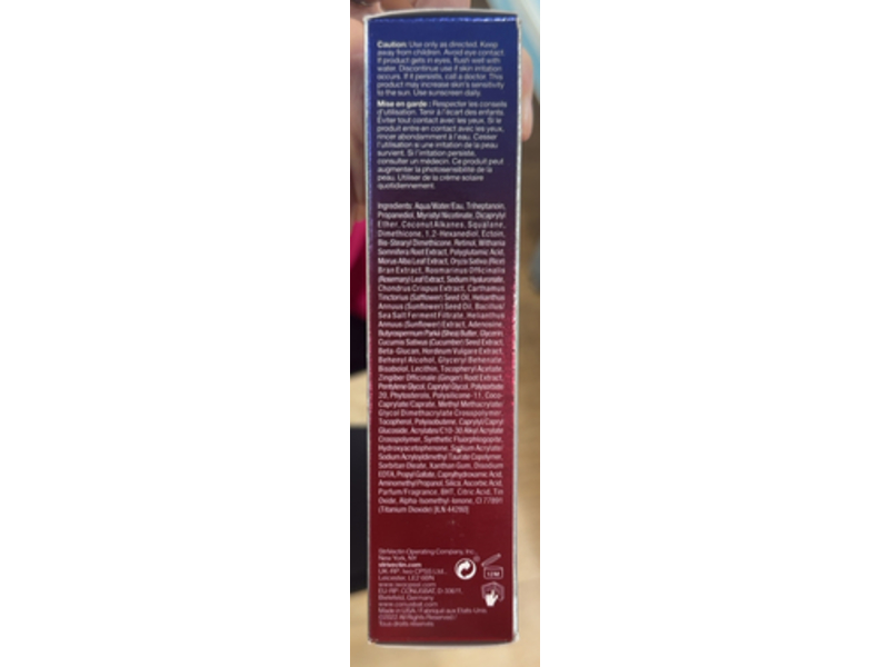 StriVectin Advanced Retinol Nightly Multi - Correct Serum, Retinol + NIA - 114 + Polyglutamic Acid, 1 fl oz/30 mL