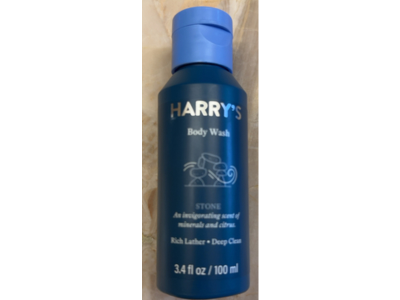 Harry's Body Wash, Stone, 3.4 fl oz/100 m