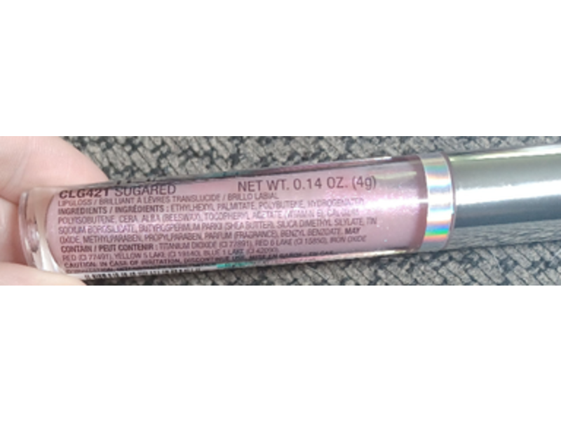 L.A. Colors Holographic Iridescent Lipgloss, Sugared, 0.14 oz/4 g