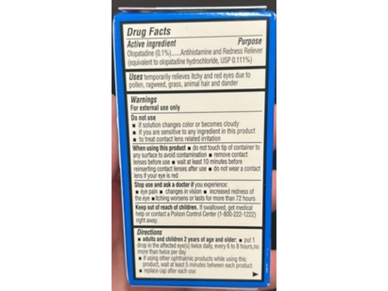 Kroger Eye Allergy Itch & Redness Relief Drops, 0.17 fl oz/5 mL