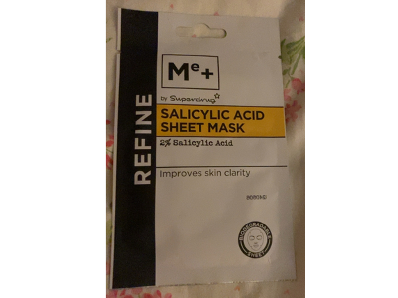Superdrug Mask Sheet, Salicylic Acid, 20 mL