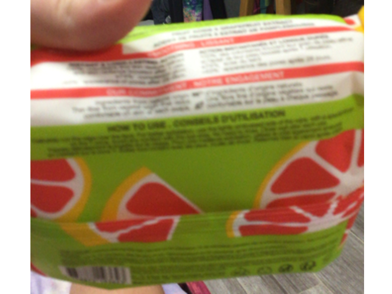 Sephora Dual Exfoliating Wipes, Grapefruit, 20 Count