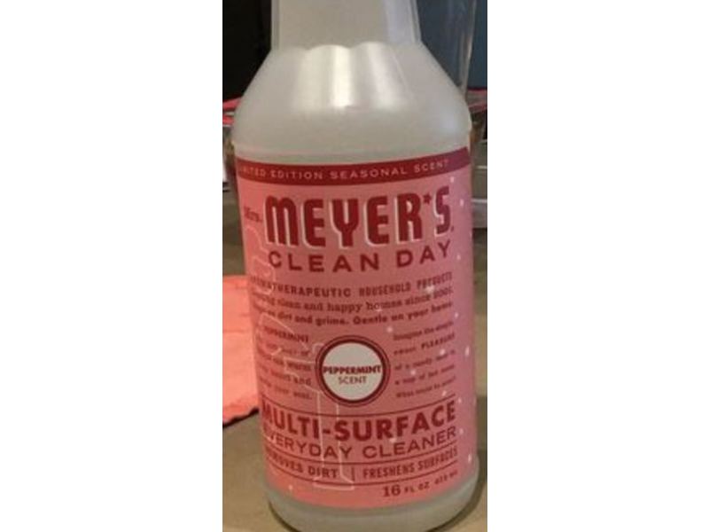 Mrs. Meyer's Clean Day Multi-Surface Everyday Cleaner, Peppermint, 16 oz/473 mL