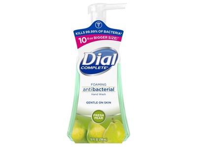 Dial Foaming Antibacterial Hand Wash, Fresh Pear, 10 fl oz