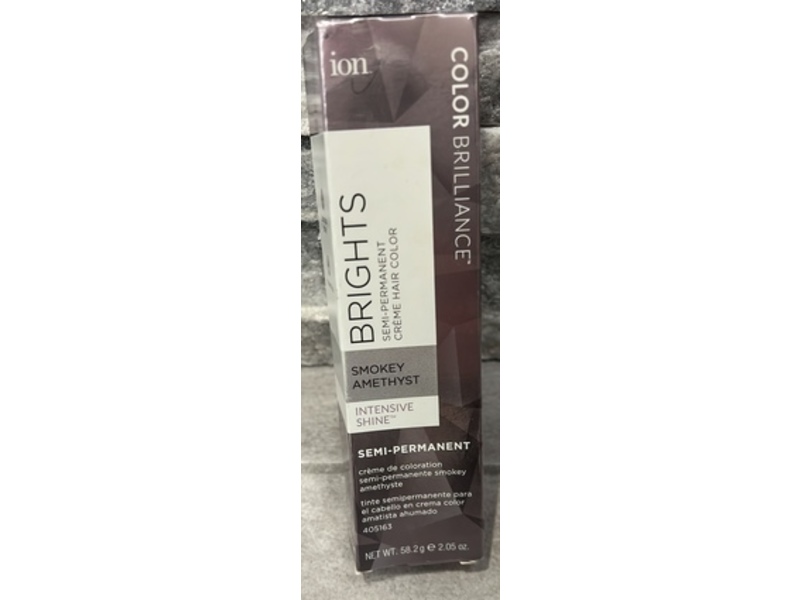 Ion Color Brilliance Intensive Shine Semi Permanent Creme Hair Color, Smokey Amethyst, 2.05 oz/58.2 g