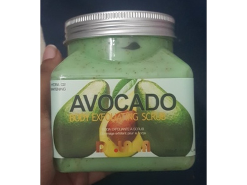 Dr. Lana Body Exfoliating Scrub, Avocado, 18.51 fl oz/350 g