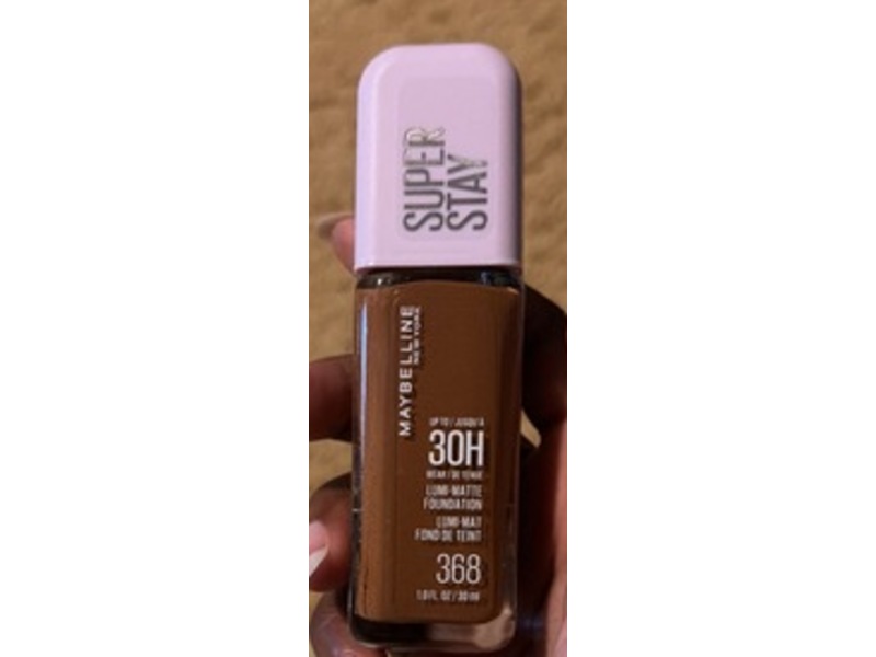 Maybelline New York Super Stay Lumi-Matte Foundation, 30H, 368, 1.0 fl oz/30 mL