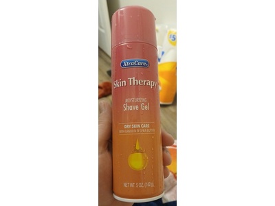 Xtracare Skin Therapy Dry Skin Care Moisturizing Shave Gel, Lanolin & Shea Butter, 5 oz/142 g