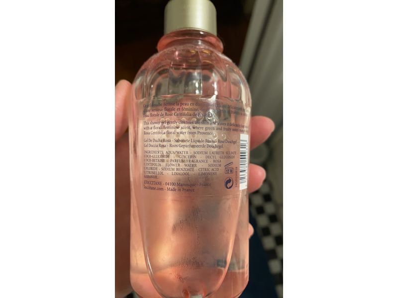 L'occitane Douche Parfumee Shower Gel, Rose, 8.4 fl oz/250 mL